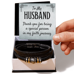 Being Special - Mens Leather Bracelet